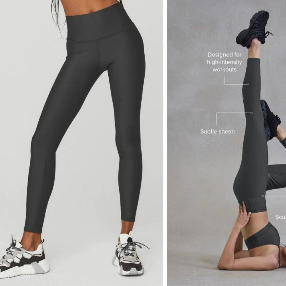 Brand new! Alo 7/8 High-Waist Airlift Legging in Anthracite